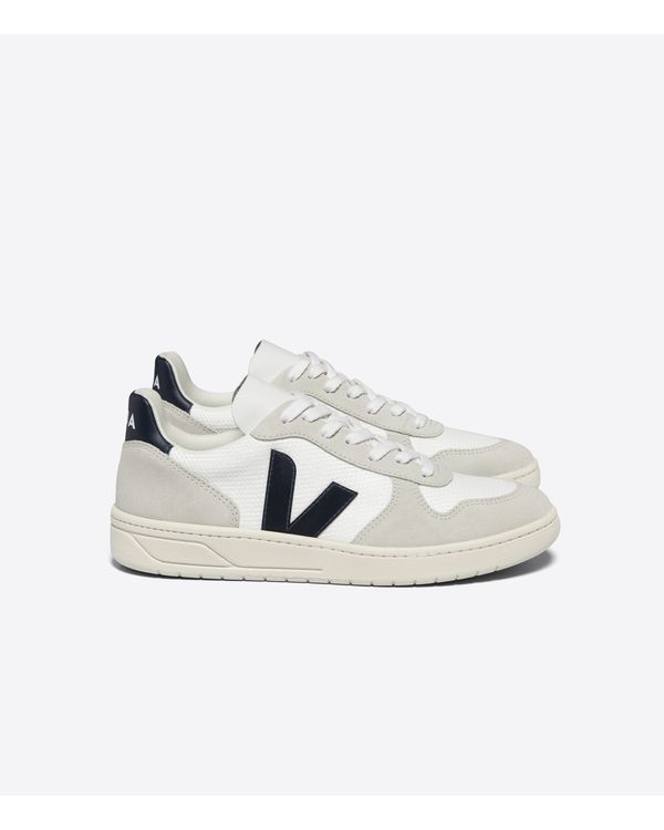 TENIS-VEJA-V10-B-MESH-WHITE-NAUTICO-BRANCO