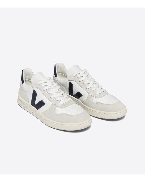 TENIS-VEJA-V10-B-MESH-WHITE-NAUTICO-BRANCO