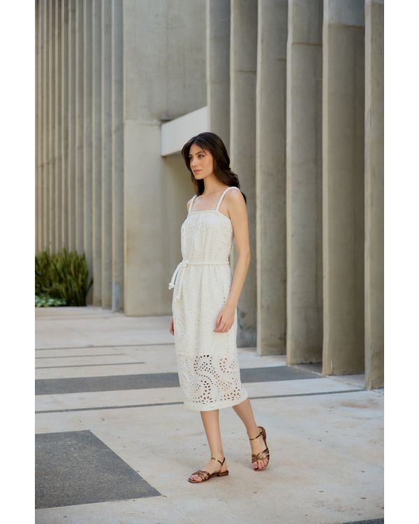 VESTIDO-ESCAPE-ALCA-ROLOTE-BORDADO-OFF-WHITE