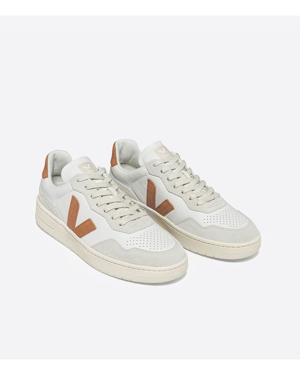 TENIS-VEJA-V90-B-MESH-WHITE-UMBER-BRANCO