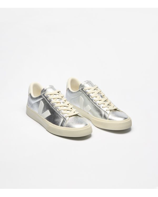 TENIS-VEJA-CAMPO-CHFREE-LEATHER-SILVER-WHITE-PRATA