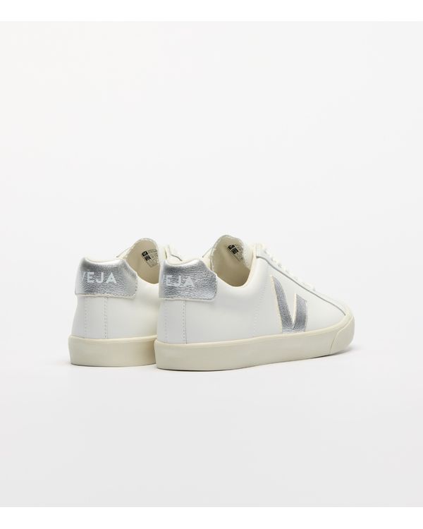 TENIS-VEJA-ESPLAR-LOGO-LEATHER-WHITE-SILVER-BRANCO