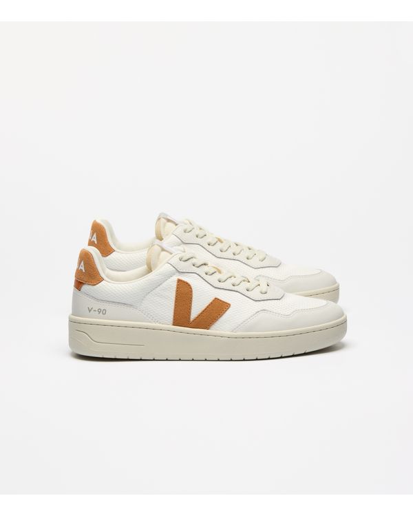 TENIS-VEJA-V90-B-MESH-WHITE-UMBER