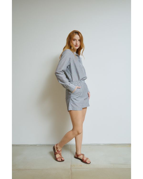 SHORT-TECIDO-LISTRADO-CINZA