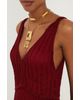 VESTIDO-LONGO-CELINE-TRICOT-PONCHE-VINHO