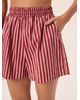 SHORT-TRICOLINE-LISTRAS-BISOUS-VERMELHO