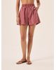 SHORT-TRICOLINE-LISTRAS-BISOUS-VERMELHO