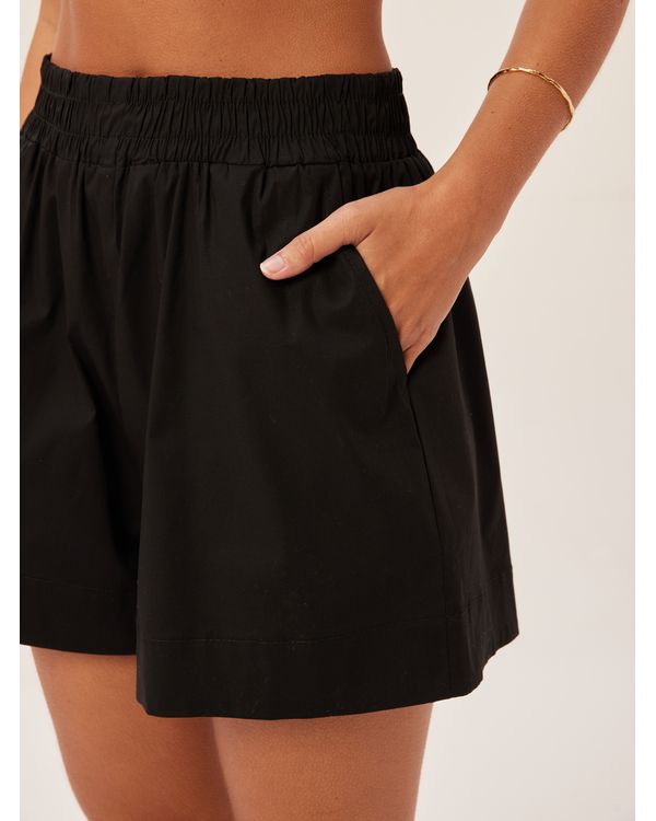 SHORT-TRICOLINE-PRETO