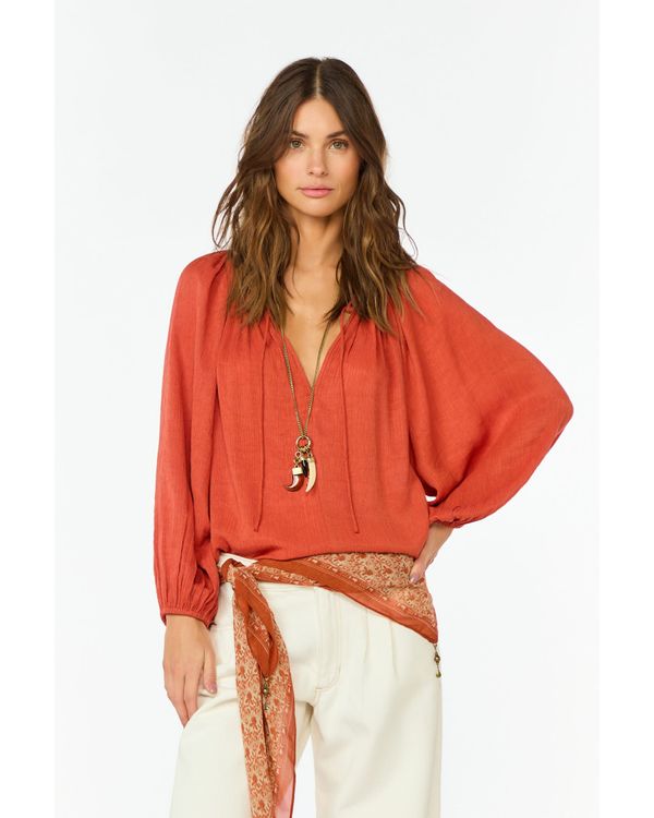 BATA-MANGA-BUFANTE-VERMELHO