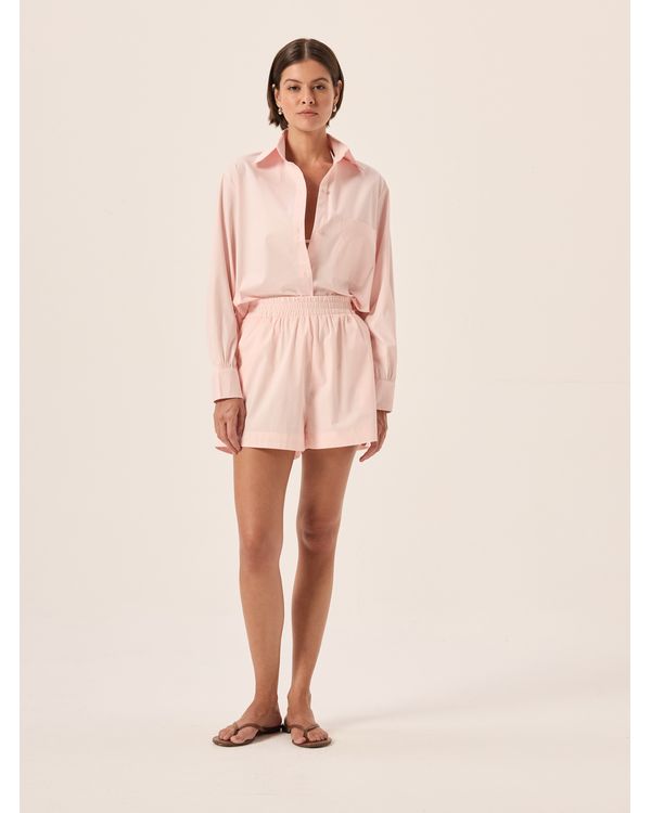 SHORT-TRICOLINE-ROSA