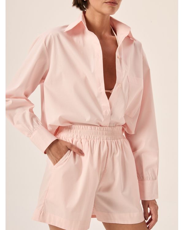 SHORT-TRICOLINE-ROSA