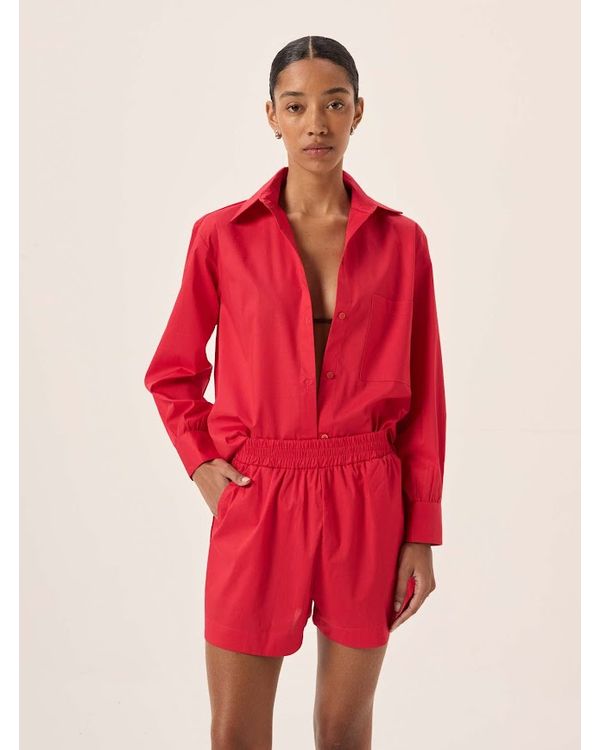 SHORT-TRICOLINE-VERMELHO